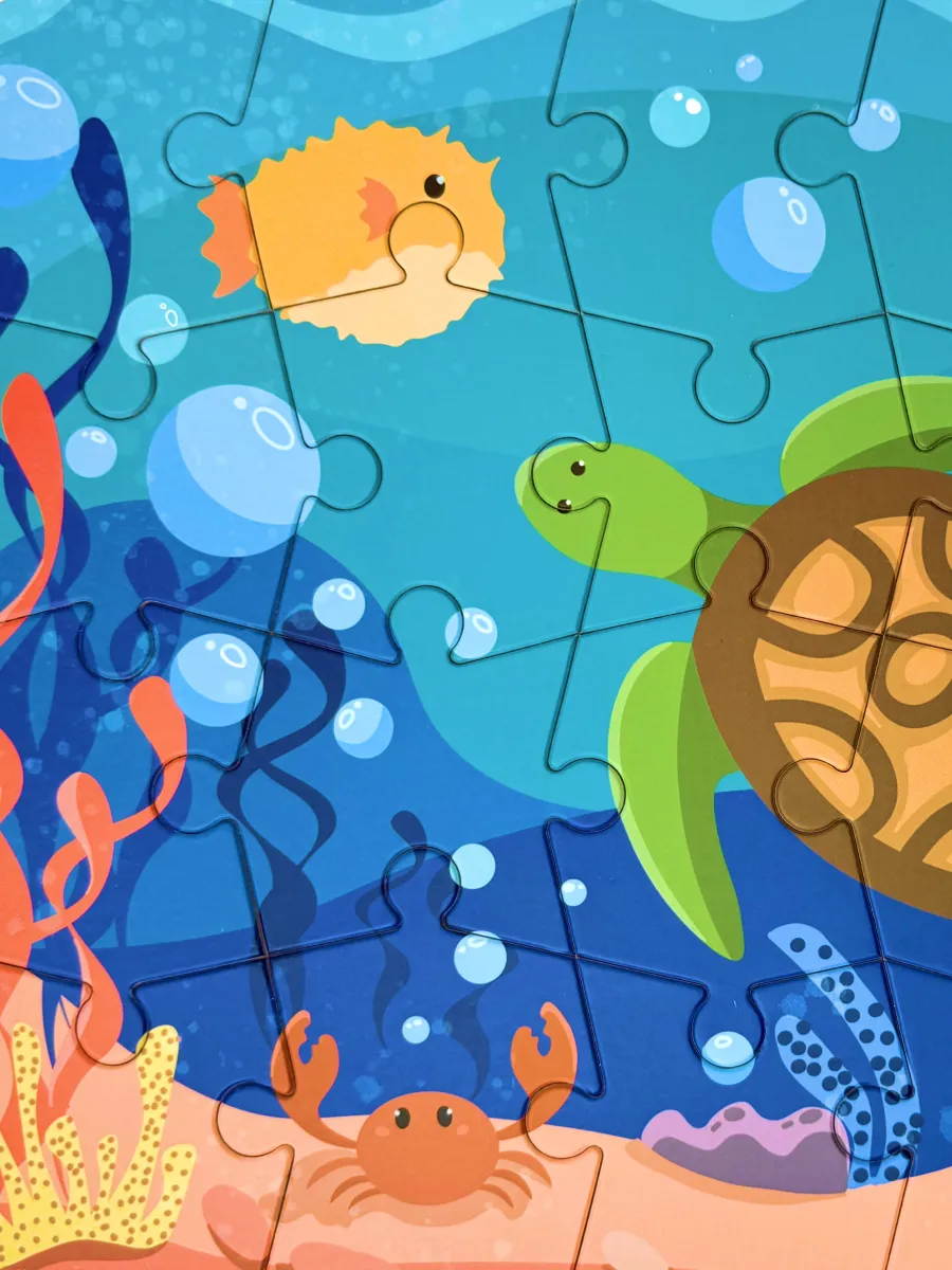 Макси Пазлы для малышей "Морское Царство"