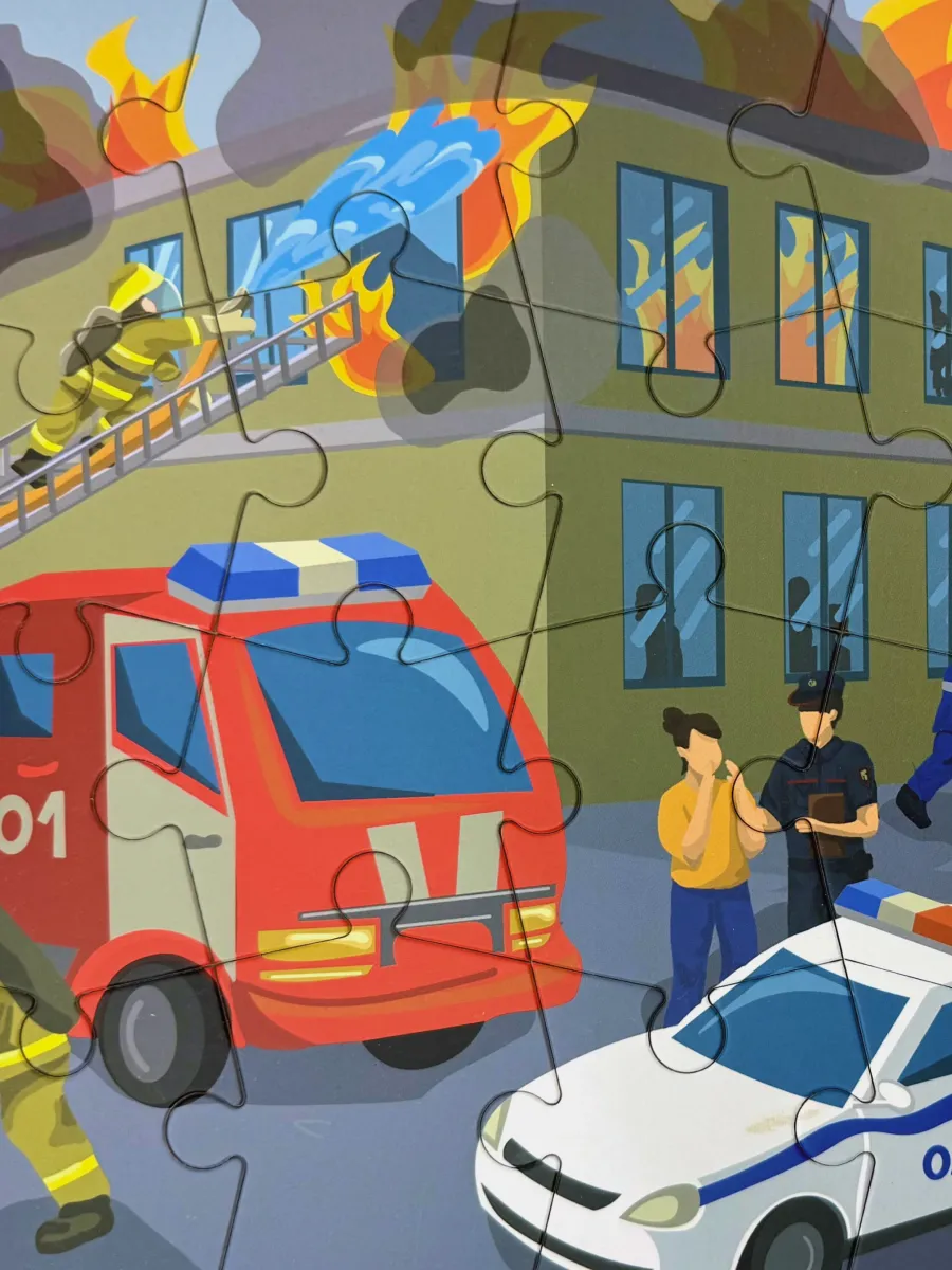 Макси Пазлы для малышей "Службы спасения"