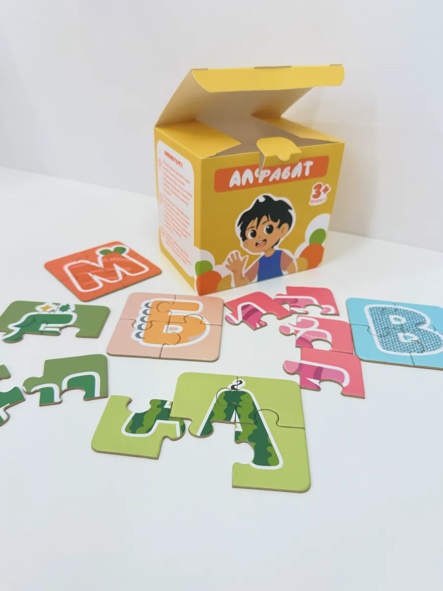 Магнитные пазлы "Алфавит" 
