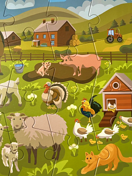 Макси Пазлы для малышей "Ферма"